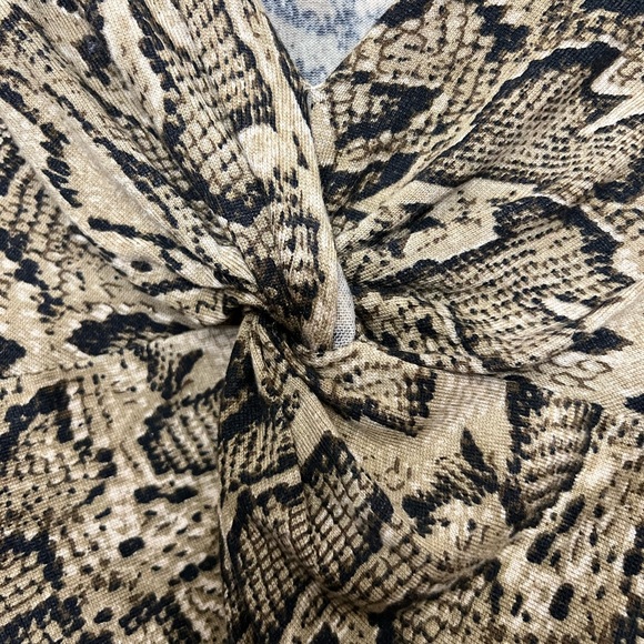 Jones New York Signature Venice Gold Dust top Sz XL animal print - Picture 6 of 8